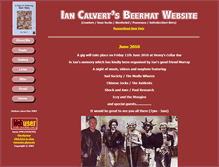 Tablet Screenshot of calvert-beermats.com
